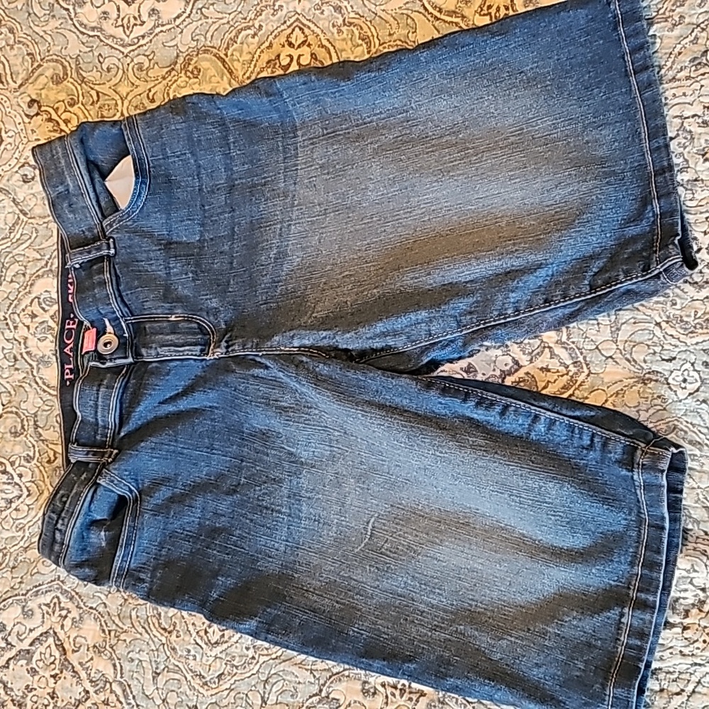 Girls blue jeans shorts